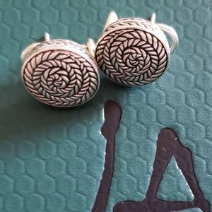 JAI Sterling Silver Pierced Earrings
